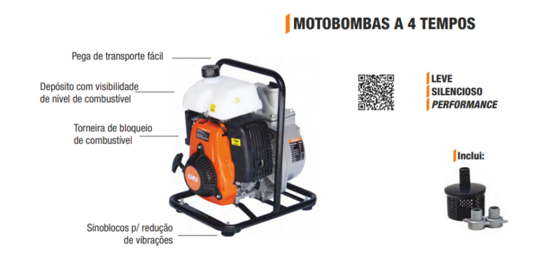 Motobomba a gasolina 25MM WB10CX