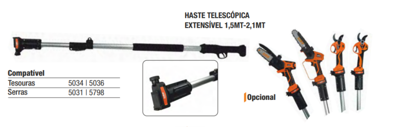 Haste telescópica