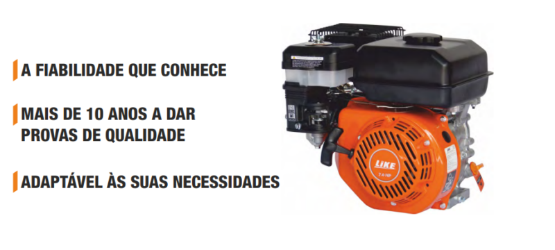 Motor like PW200 veio cônico